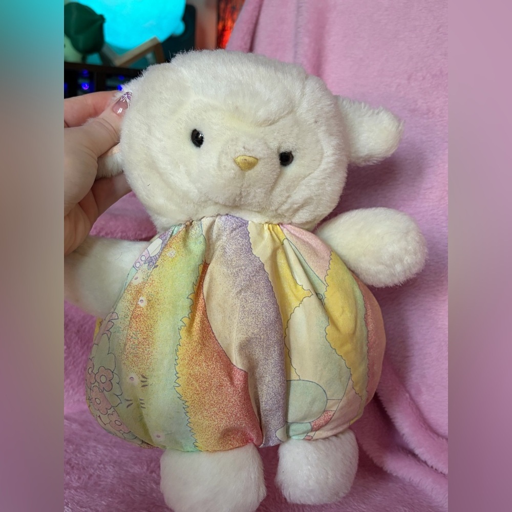 Vintage puffy lamb plush - Picture 1 of 4